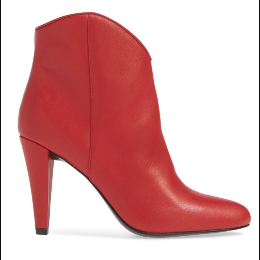 Red Halogen Booties!